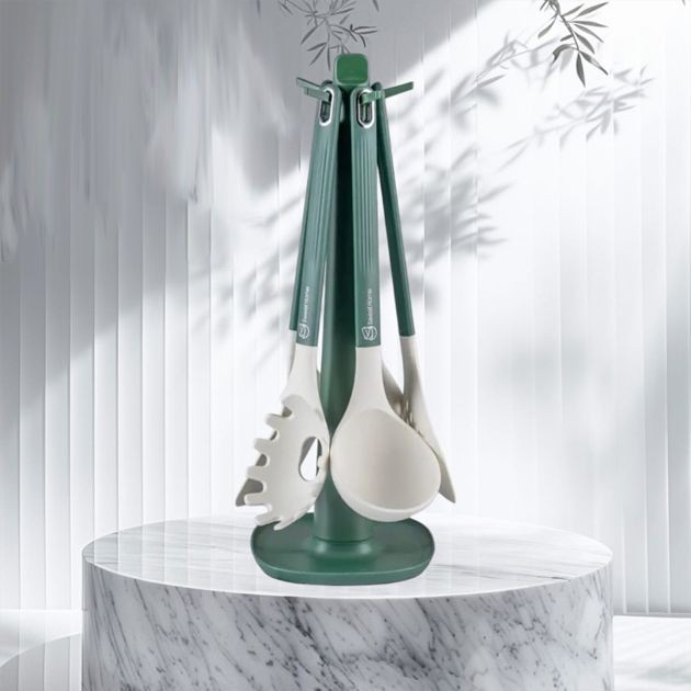 New silicone utensils set 5 pieces much