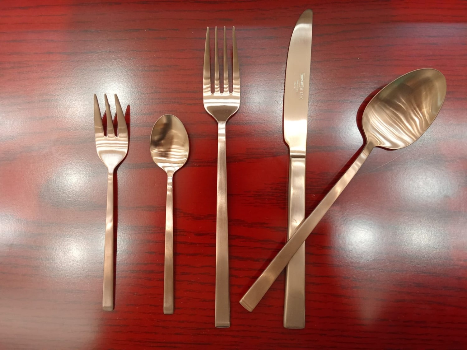 Neoflam spoon set 72 pieces  copper