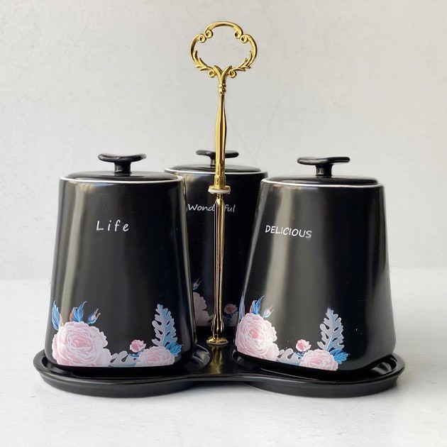 MGH Spices set 4 Pieces Black