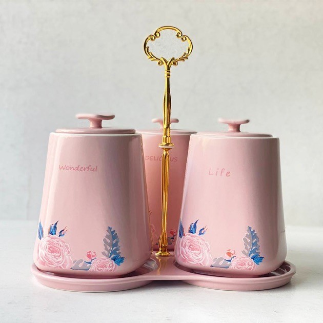 MGH Spices set 4 Pieces pink