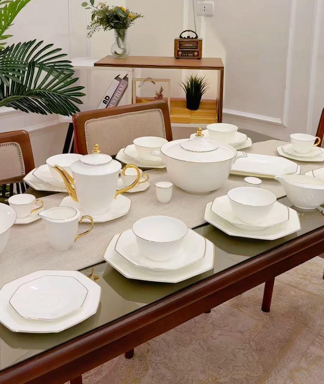 Sofra set 65 pieces Hexagonal shape