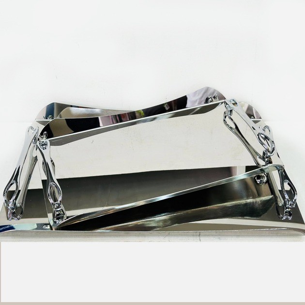 MGH trays set Stainless steel 2 pieces