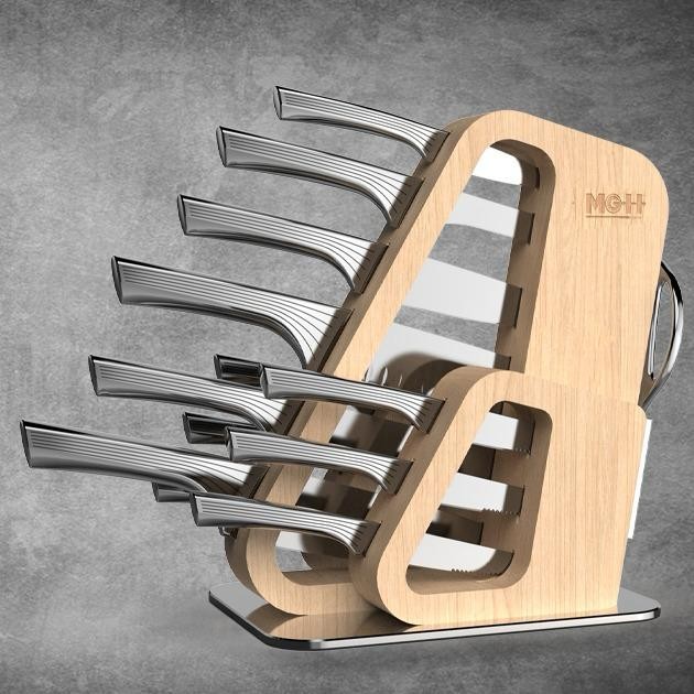 Knives set 14 pieces Silver 62022